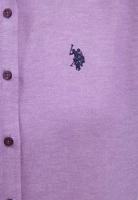 Kadın Mor Gömlek Uzunkol Basic - 50231191054