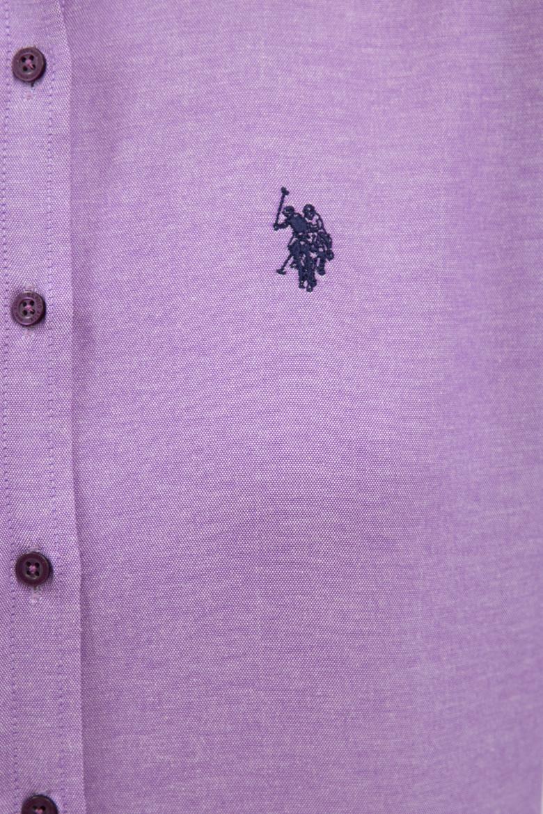 Kadın Mor Gömlek Uzunkol Basic - 50231191054