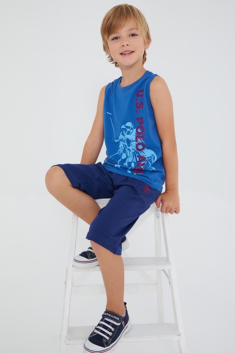 Erkek Çocuk Kobalt Mavi Pijama Takımı