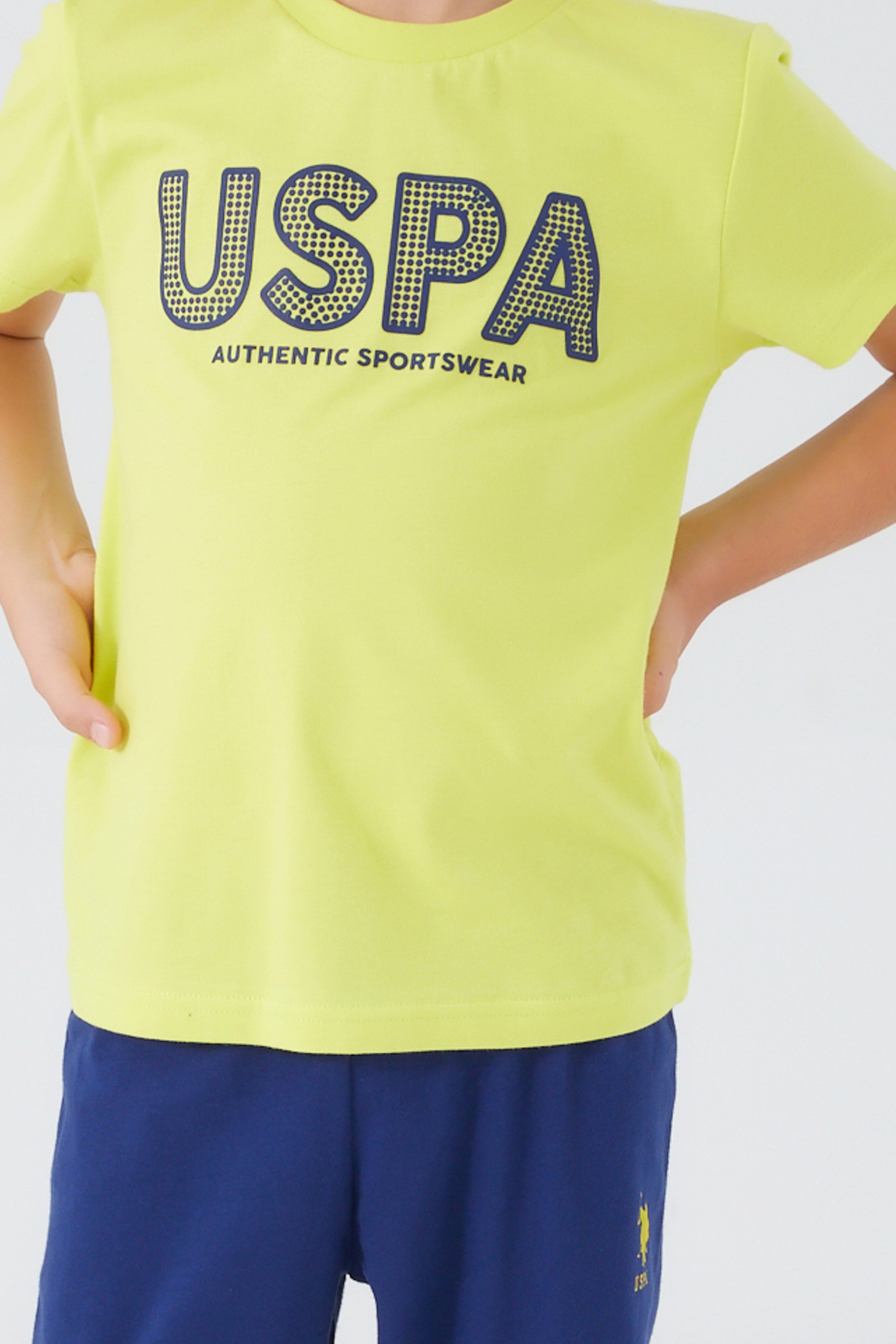 Erkek Çocuk Neon Sarı Pijama Takımı - Image 5