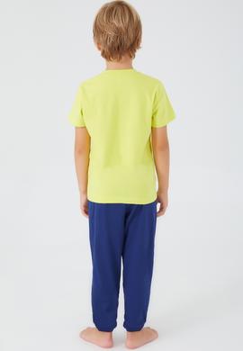Erkek Çocuk Neon Sarı Pijama Takımı - 50273855008