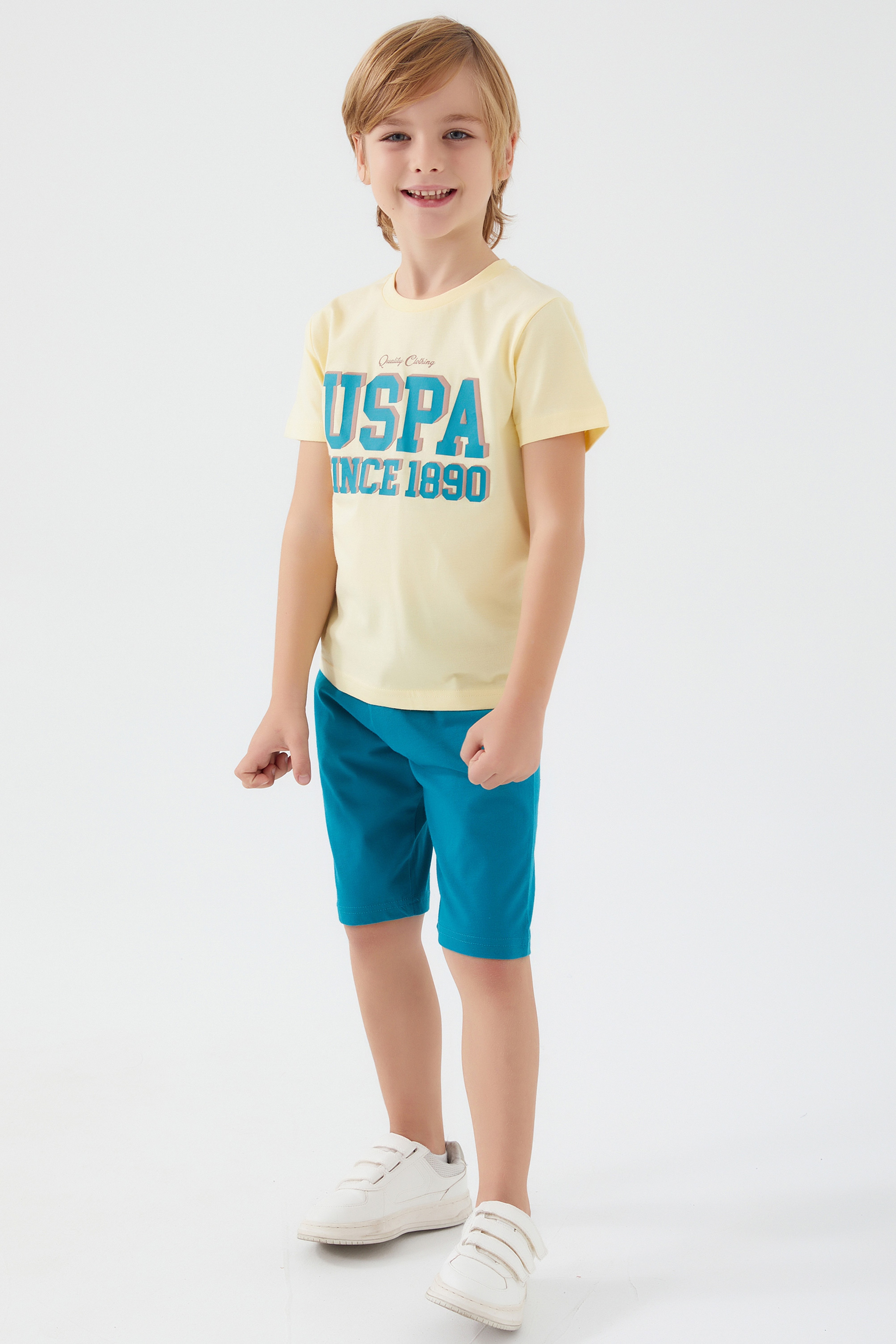 Erkek Çocuk Neon Sarı Pijama Takımı - Image 3