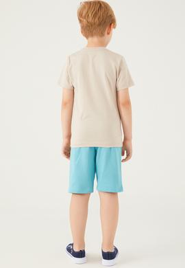 Erkek Çocuk Krem Pijama Takımı - 50273860001