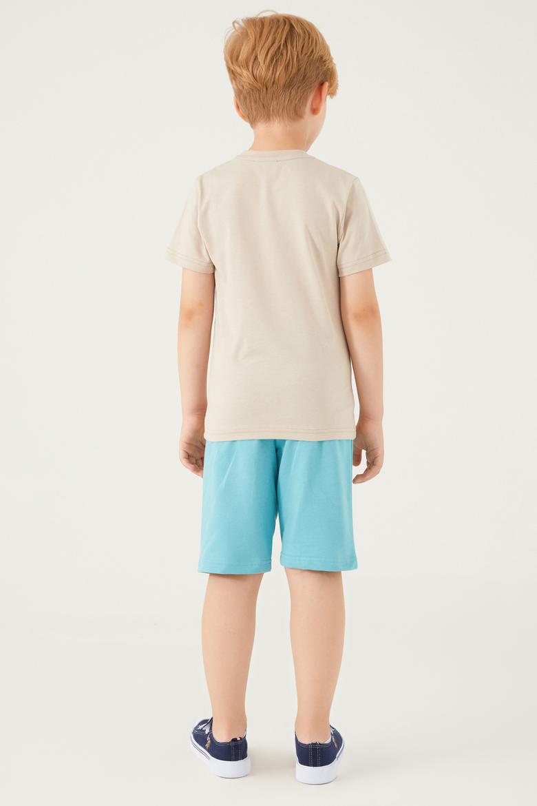 Erkek Çocuk Krem Pijama Takımı - 50273860001