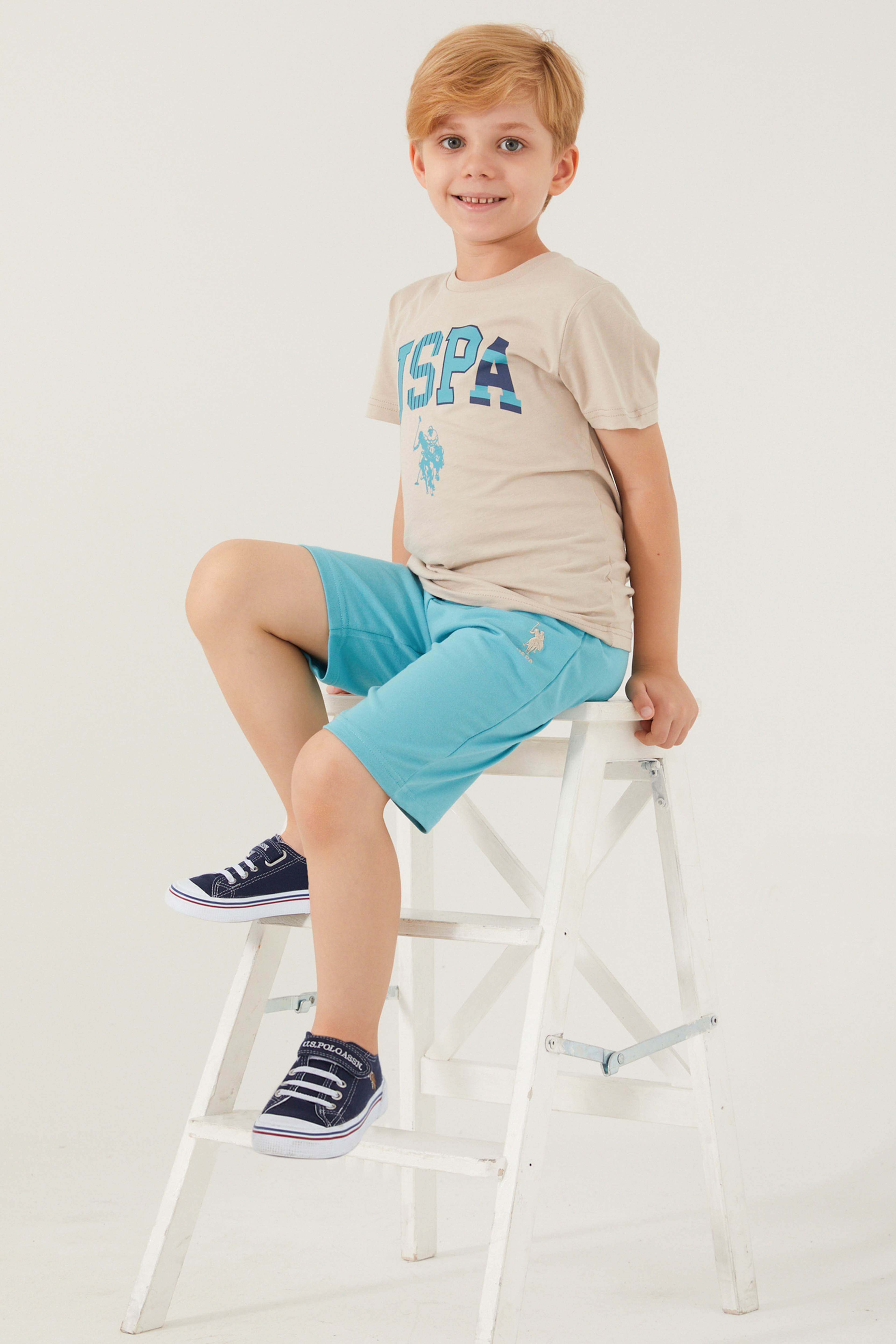 Erkek Çocuk Krem Pijama Takımı - Image 1