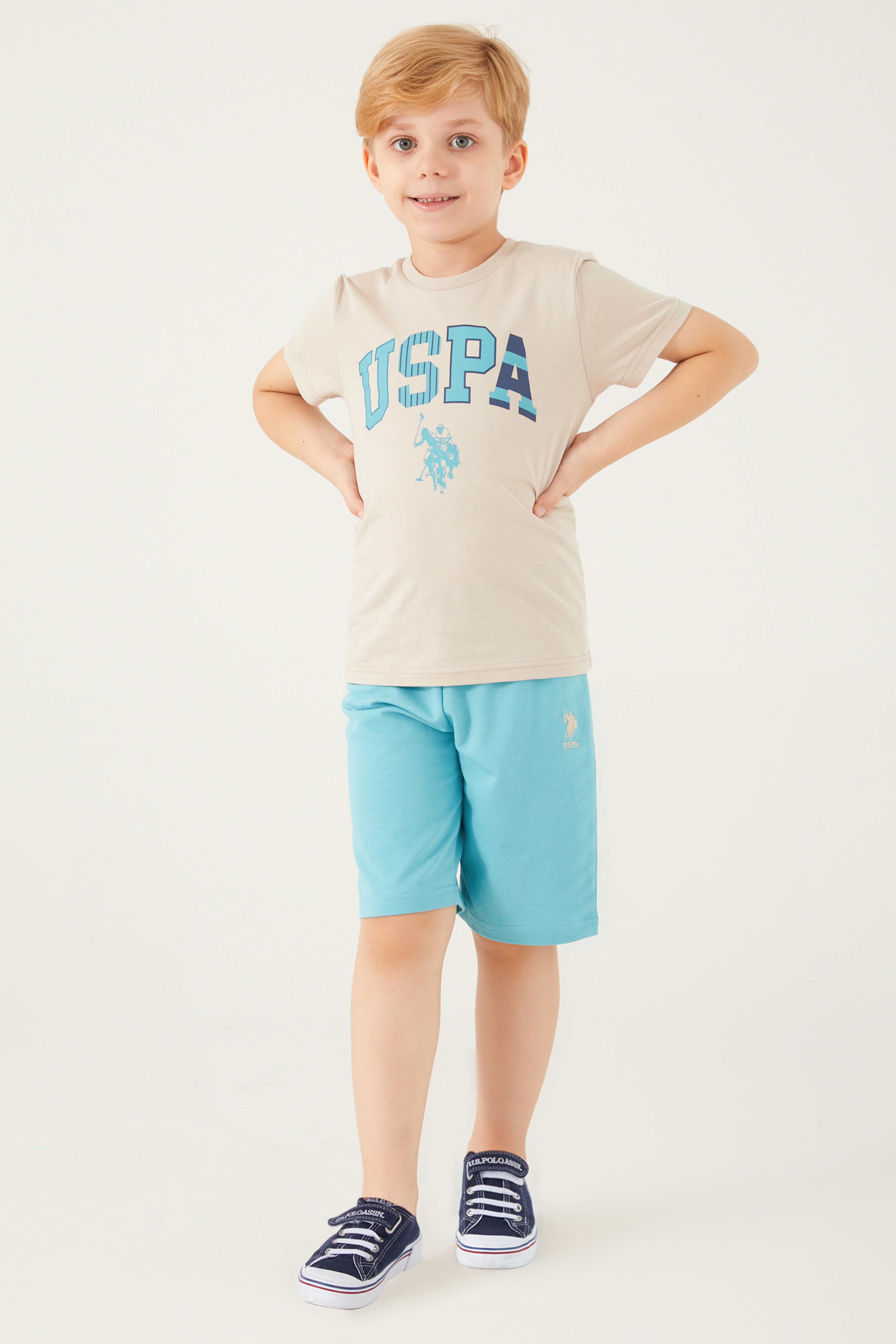 Erkek Çocuk Krem Pijama Takımı - Image 2
