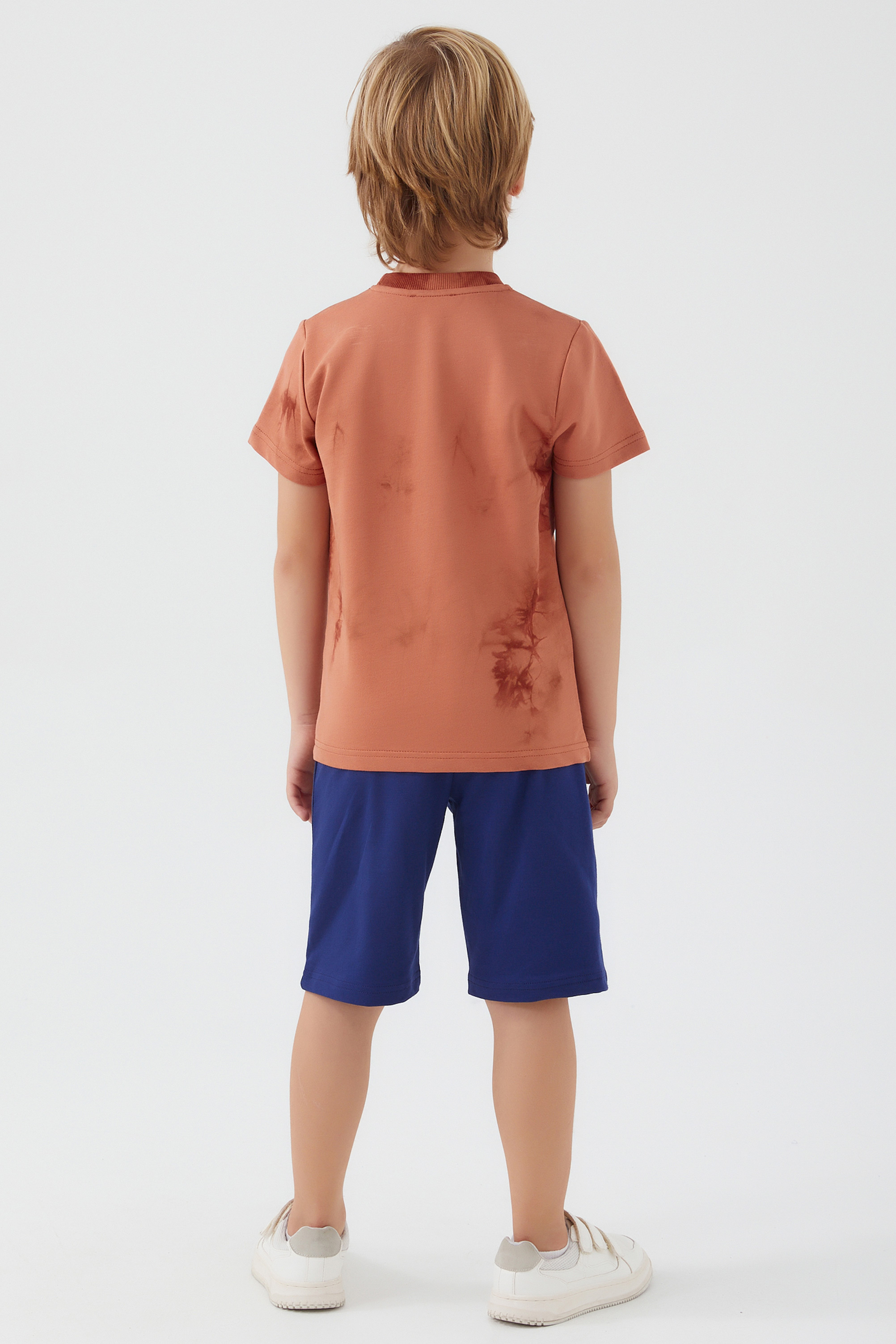 Erkek Çocuk Kahverengi Pijama Takımı
