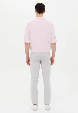 Erkek Açık Gri Kanvas Pantolon - 50246139083