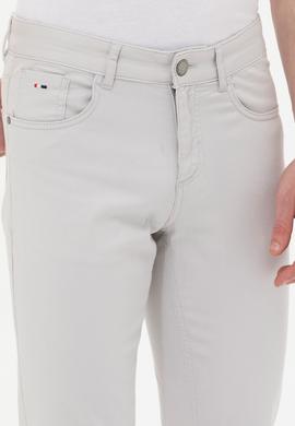 Erkek Açık Gri Kanvas Pantolon - 50246139083