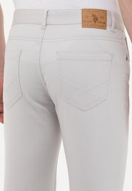 Erkek Açık Gri Kanvas Pantolon - 50246139083