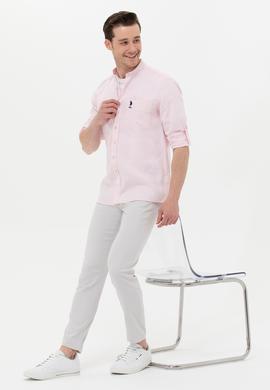 Erkek Pudra Uzun Kollu Gömlek - 50246340024