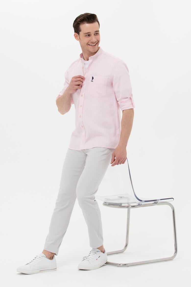 Erkek Pudra Uzun Kollu Gömlek - 50246340024