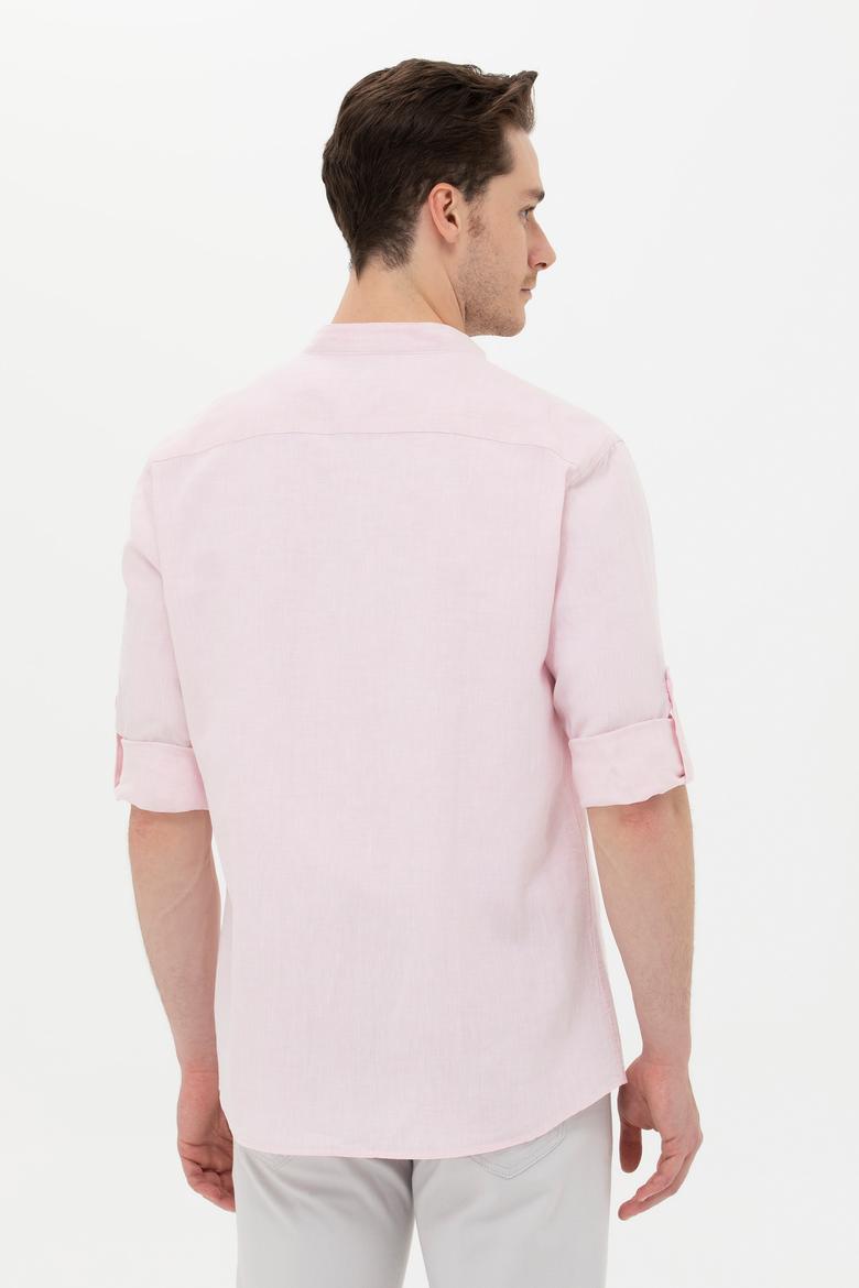Erkek Pudra Uzun Kollu Gömlek - 50246340024