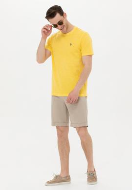 Erkek Haki Dokuma Şort - 50246682009