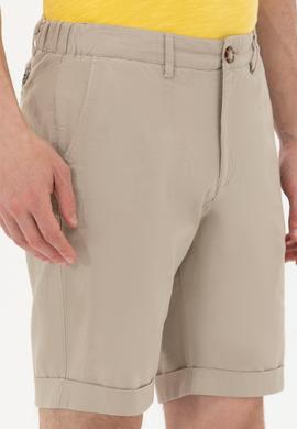 Erkek Haki Dokuma Şort - 50246682009