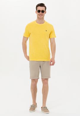 Erkek Haki Dokuma Şort - 50246682009