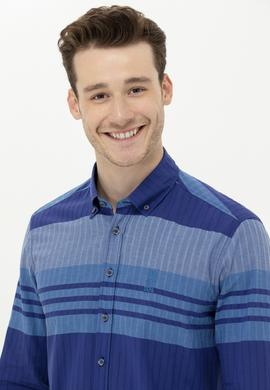 Erkek Mavi Uzun Kollu Gömlek - 50257005010