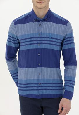 Erkek Mavi Uzun Kollu Gömlek - 50257005010