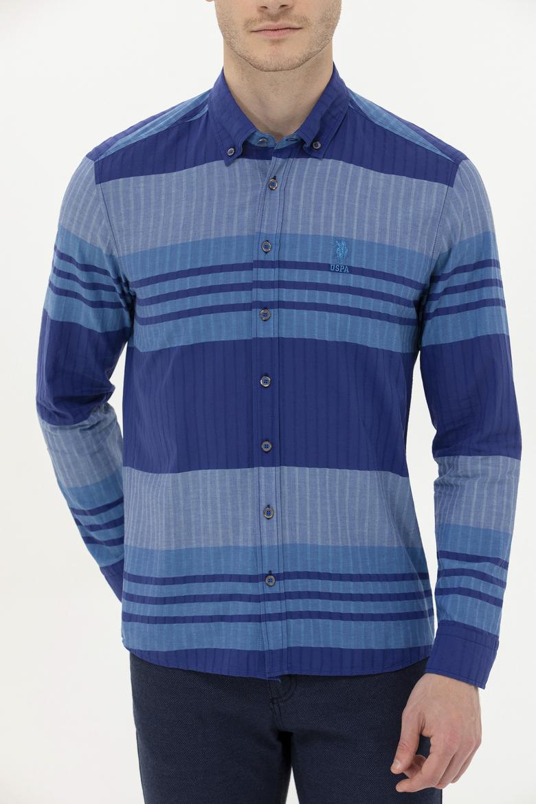 Erkek Mavi Uzun Kollu Gömlek - 50257005010