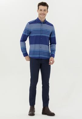 Erkek Mavi Uzun Kollu Gömlek - 50257005010