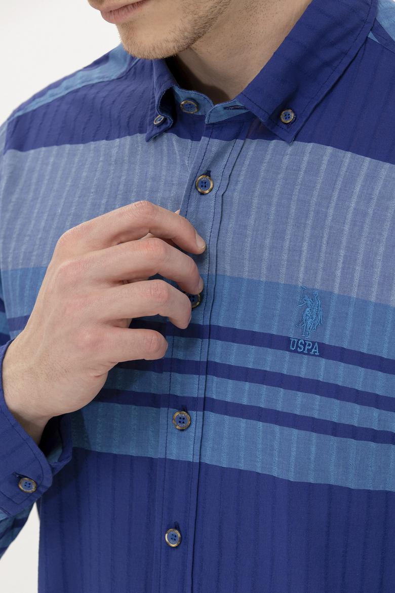 Erkek Mavi Uzun Kollu Gömlek - 50257005010