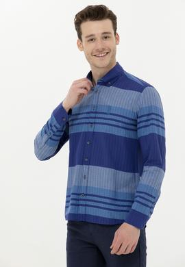 Erkek Mavi Uzun Kollu Gömlek - 50257005010