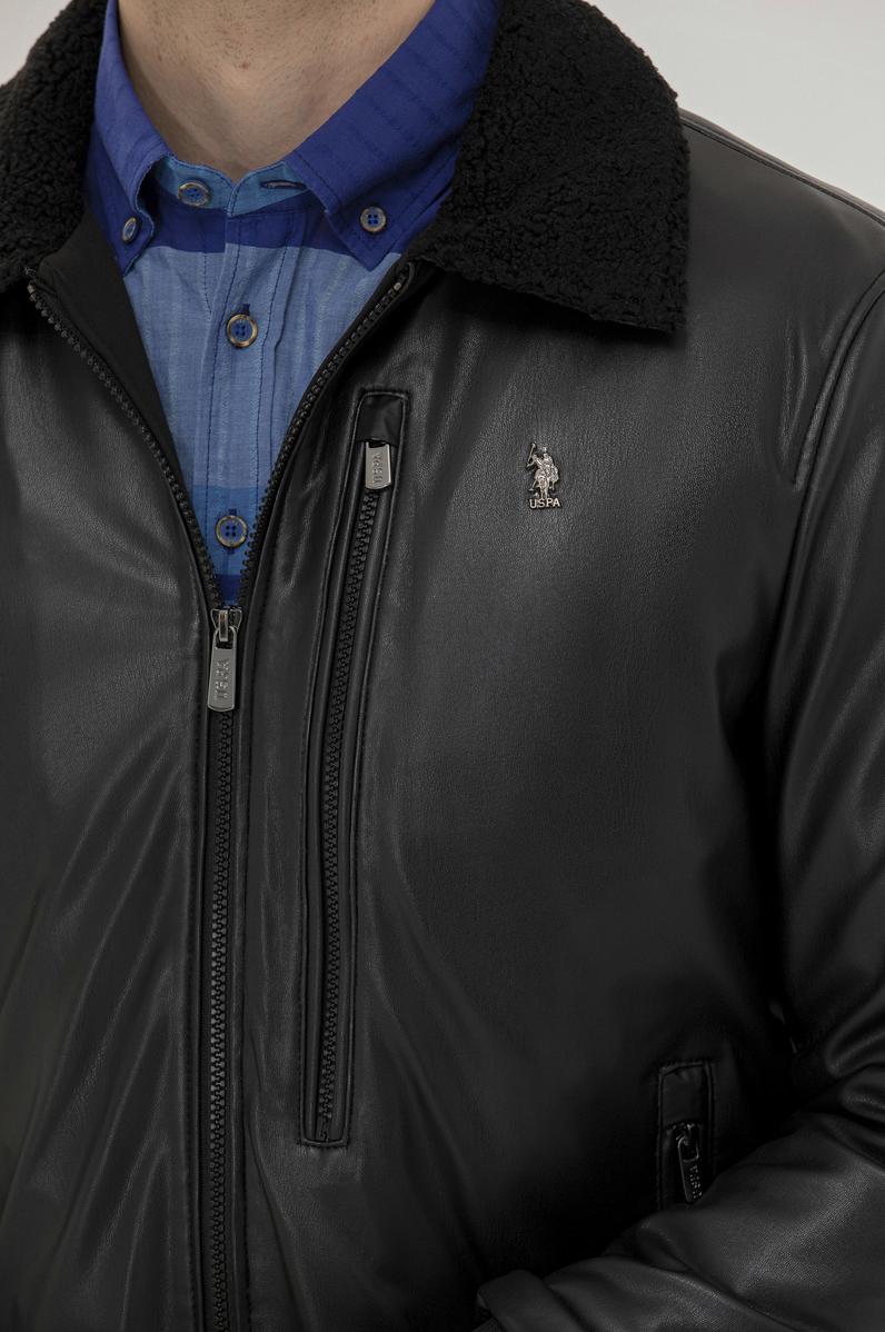 Erkek Siyah Deri Ceket