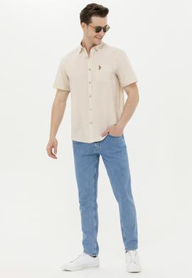Erkek Taş Kısa Kollu Gömlek - 50262957043