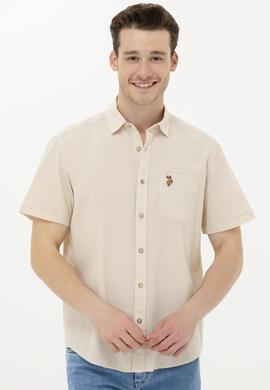 Erkek Taş Kısa Kollu Gömlek - 50262957043
