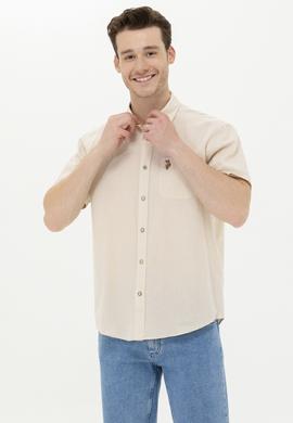 Erkek Taş Kısa Kollu Gömlek - 50262957043