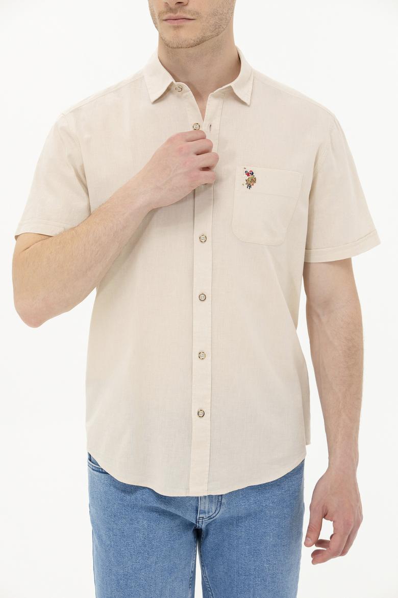 Erkek Taş Kısa Kollu Gömlek - 50262957043