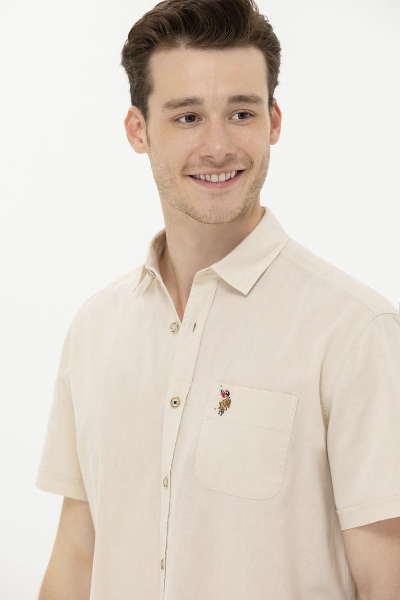 Erkek Taş Kısa Kollu Gömlek - 50262957043