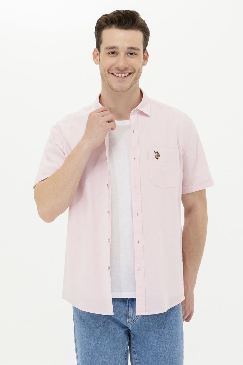 Erkek Manolya Kısa Kollu Gömlek