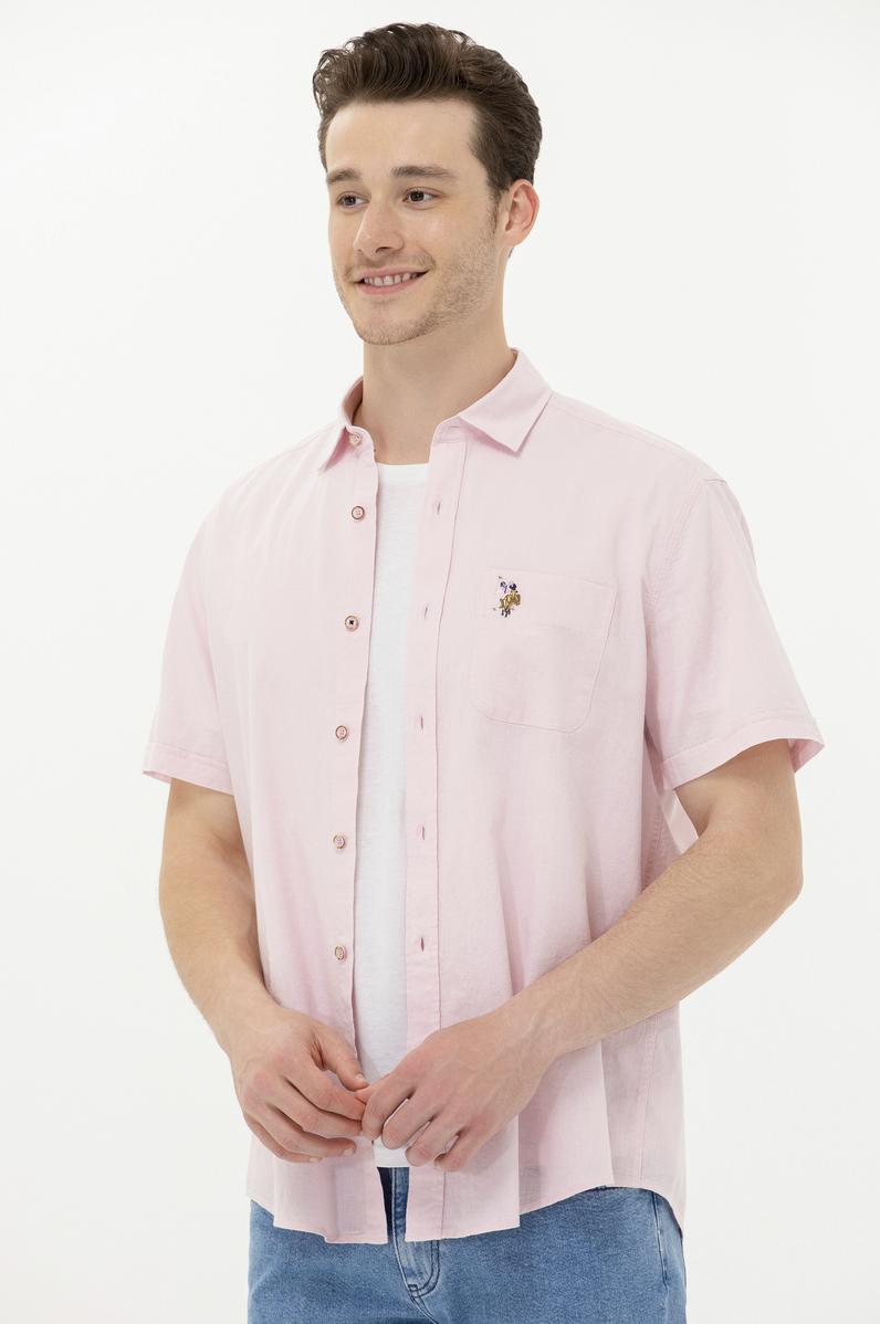 Erkek Manolya Kısa Kollu Gömlek