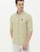 Erkek Koyu Haki Uzun Kollu Basic Gömlek