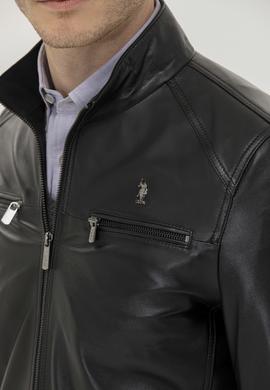 Erkek Siyah Deri Ceket - 50270025008