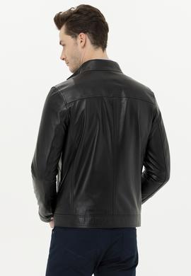 Erkek Siyah Deri Ceket - 50270025008