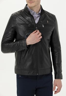 Erkek Siyah Deri Ceket - 50270025008