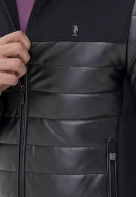 Erkek Lacivert Deri Ceket - 50270026004