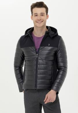 Erkek Lacivert Deri Ceket - 50270026004