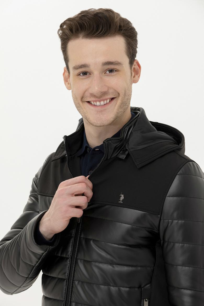 Erkek Siyah Deri Ceket - 50270026018