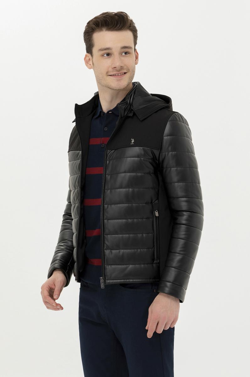 Erkek Siyah Deri Ceket