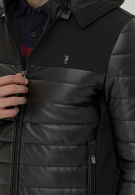 Erkek Siyah Deri Ceket - 50270026018