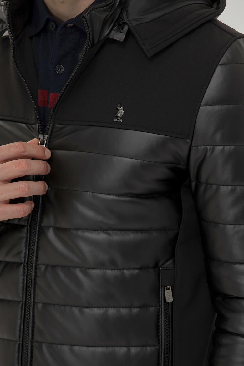 Erkek Siyah Deri Ceket - 50270026018