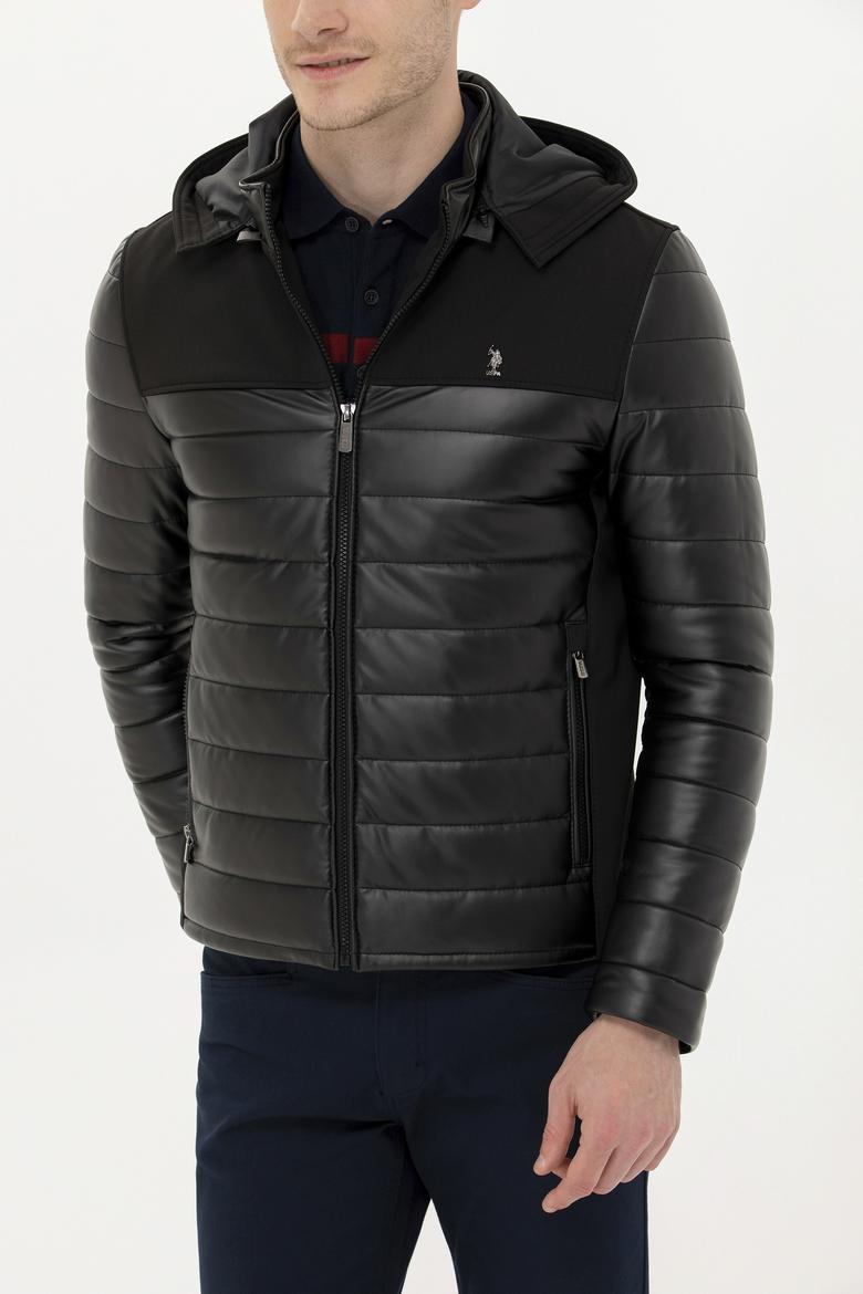 Erkek Siyah Deri Ceket - 50270026018