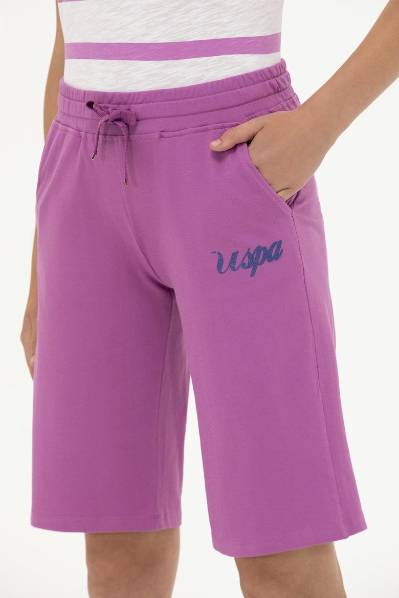 Kadın Menekşe Örme Şort - 50251979021