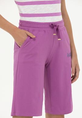 Kadın Menekşe Örme Şort - 50251979021