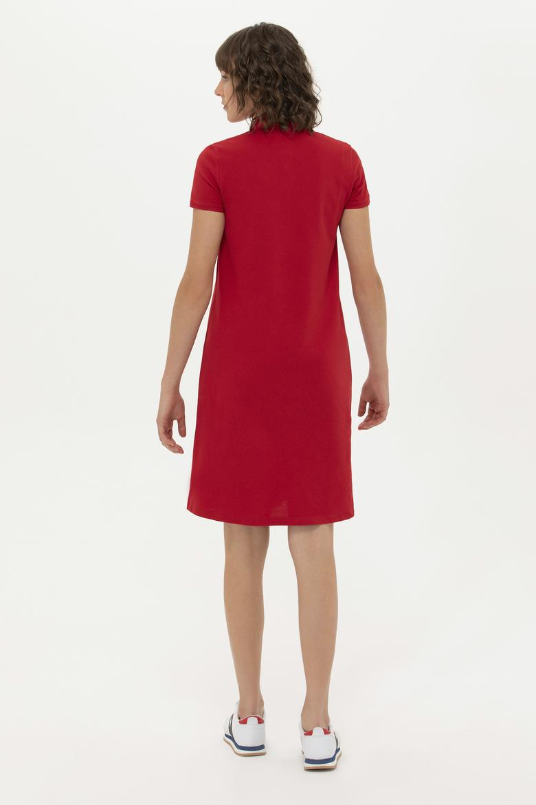 Kadın Kırmızı Örme Elbise - 50262672078