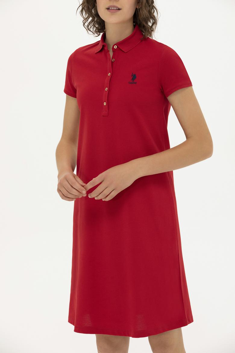 Kadın Kırmızı Örme Elbise - 50262672078