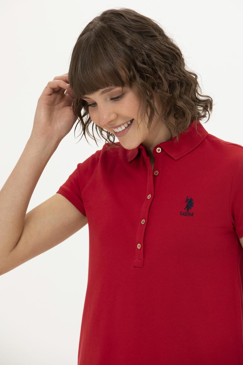 Kadın Kırmızı Örme Elbise - 50262672078